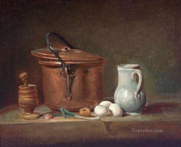 Jean Baptiste Simeon Chardin Painting - Pestle still life Jean Baptiste Simeon Chardin